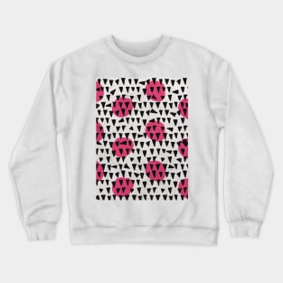 Rain Drops Triangles Crewneck Sweatshirt